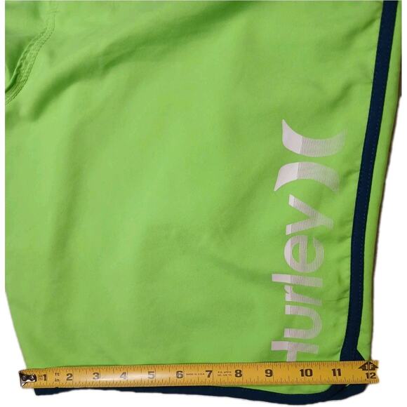 Hurley Block Party Swim Boardshorts Mens Size 36 Tropical Trunks Striped Sport - Picture 13 of 16